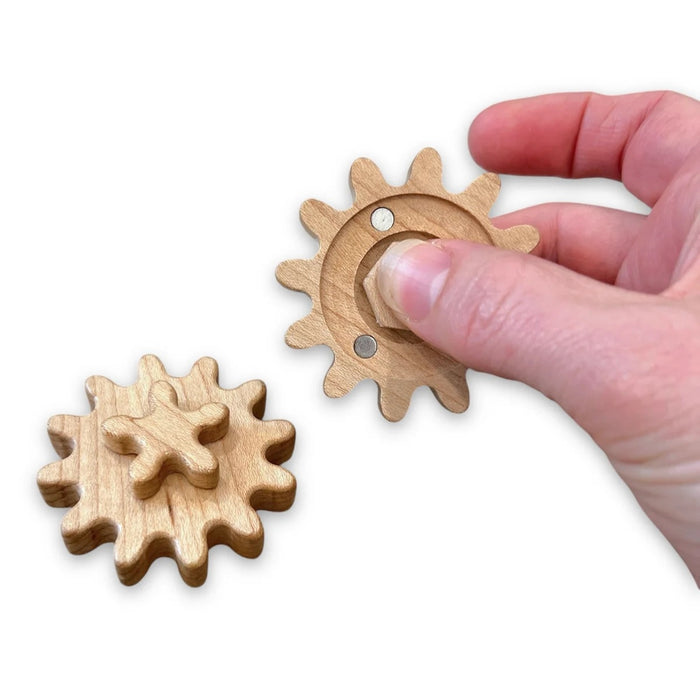 From Jennifer Wooden Gear Fidget Spinner