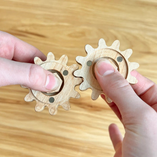 From Jennifer Wooden Gear Fidget Spinner