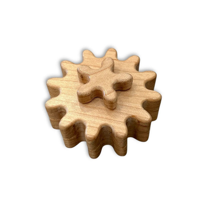 From Jennifer Wooden Gear Fidget Spinner