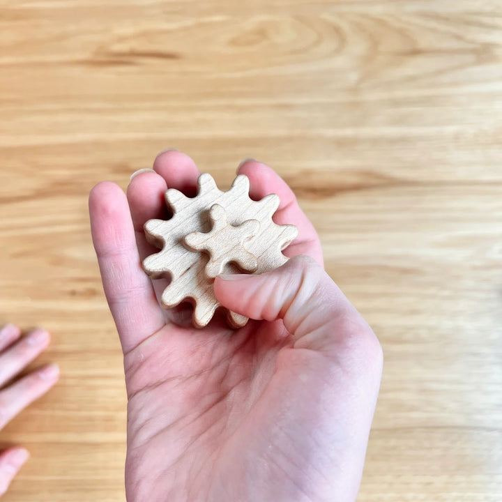 From Jennifer Wooden Gear Fidget Spinner