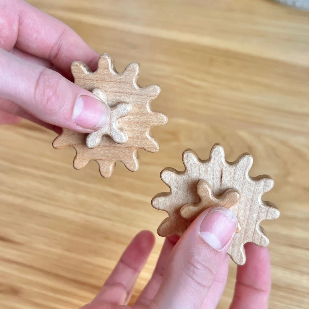 From Jennifer Wooden Gear Fidget Spinner