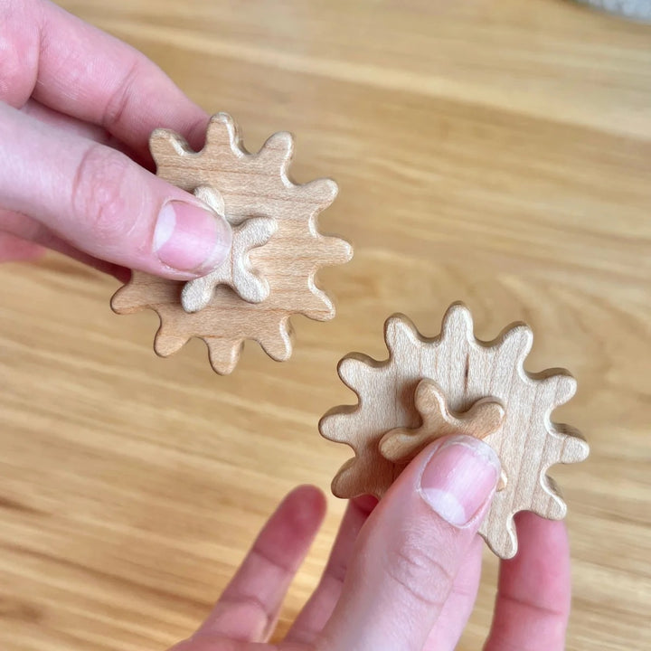 From Jennifer Wooden Gear Fidget Spinner