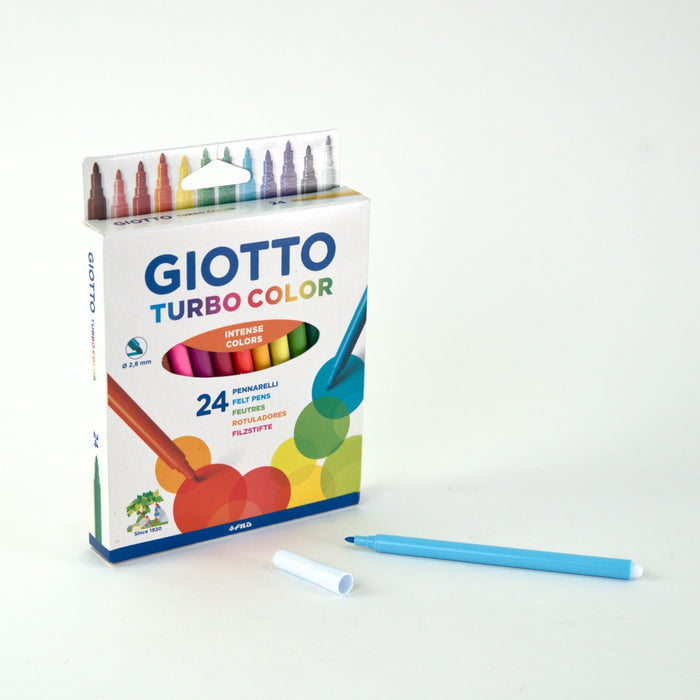 Giotto Turbo Colour Fibre Pens - The Deckle Edge