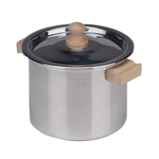 Gluckskafer Aluminum Play Pot 10cm - Wooden Handles with Lid, High from Australia