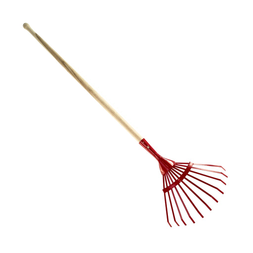 High Quality Gardening Tool for Children Gluckskafer Red Metal & Wood Leaf Rake 97cm from Australia