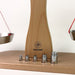 Gluckskafer Wooden Balance Scales w 5 Brass Weights 39cm - Online, Australia