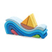 Open Ended Rainbow Play Bundle - Gluckskafer Wooden Blocks- Wave Boat