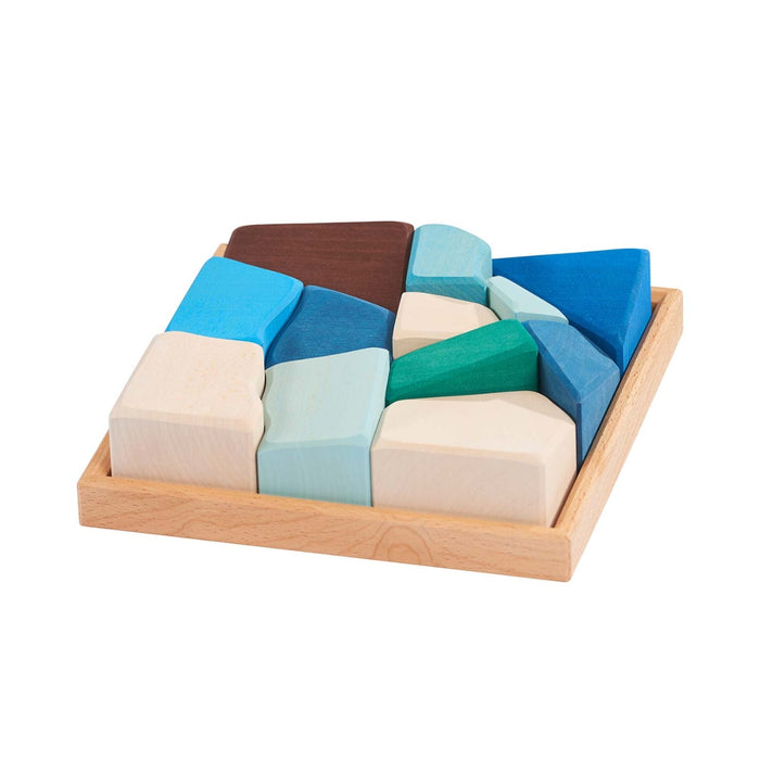 NI-523403 Gluckskafer Wooden Blocks - Winter