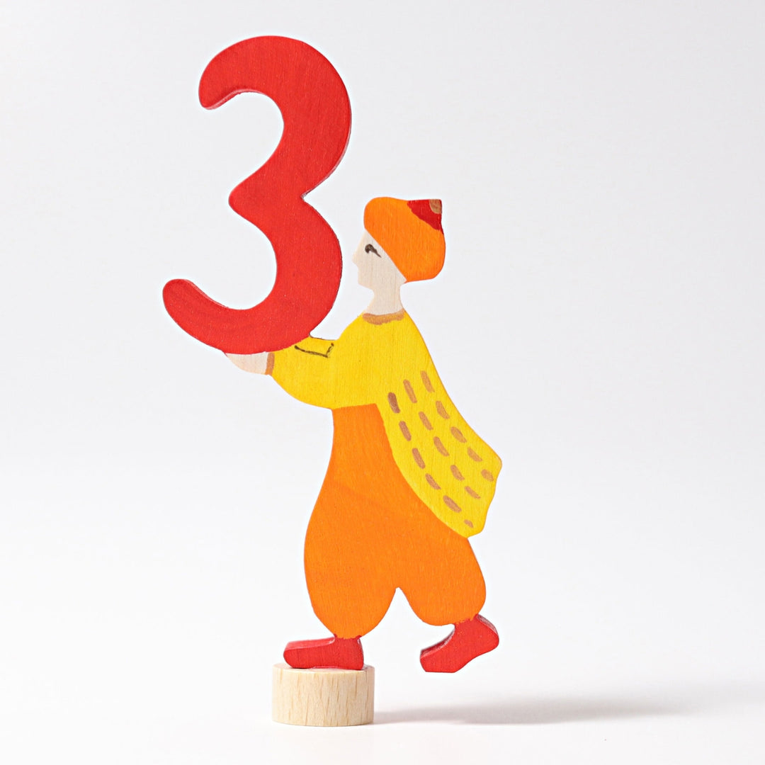 GR-04930 Grimm’s Fairytale Number 3 Genie Candle Holder Decoration