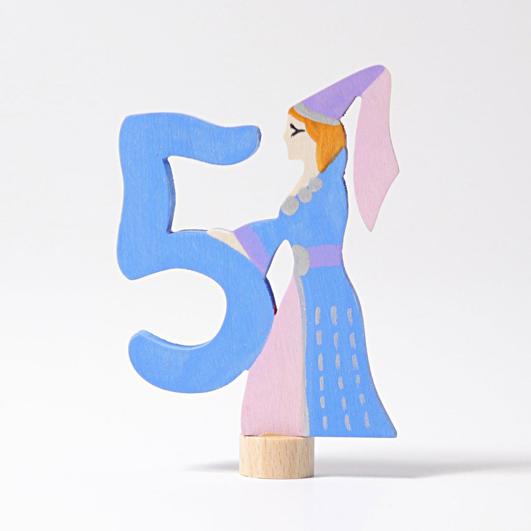 GR-04950 Grimm’s Fairytale Number 5 Princess Candle Holder Decoration