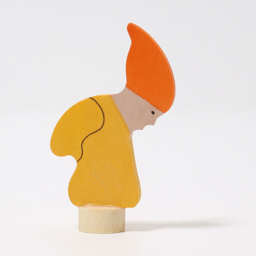 GR-03642 Grimm's Dwarf Autumn Candle Holder Decoration
