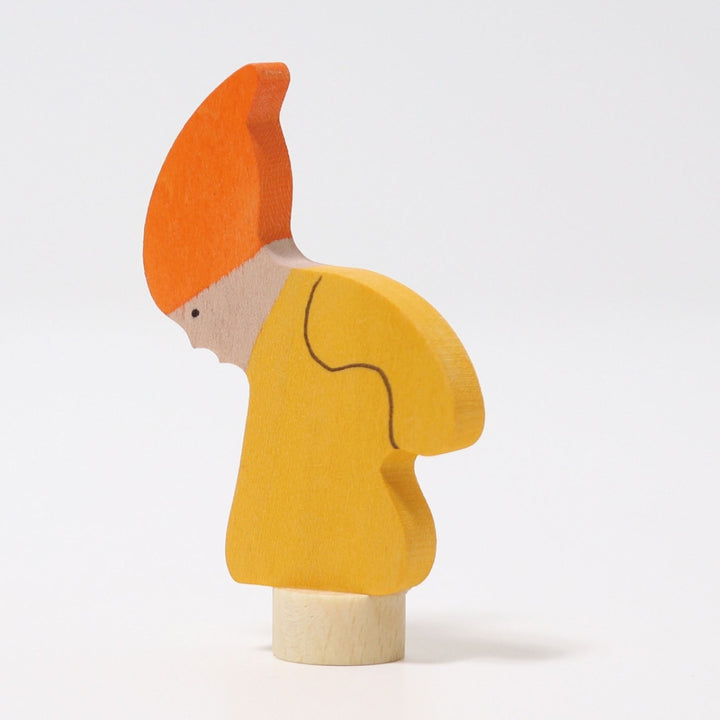 GR-03642 Grimm's Dwarf Autumn Candle Holder Decoration