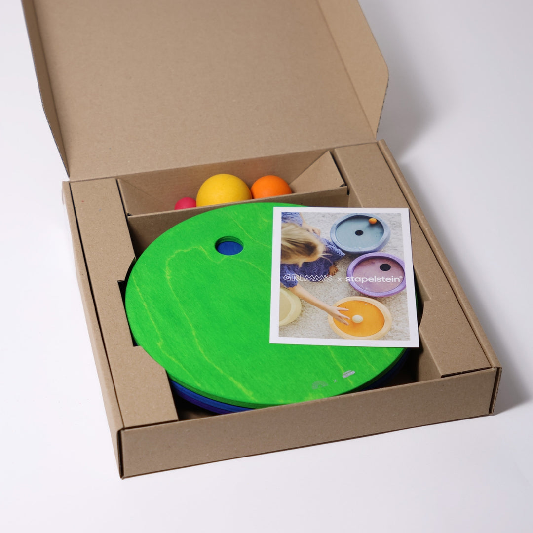 Grimm's Disc and Balls for Stapelstein Original in Cool Classic from Australia