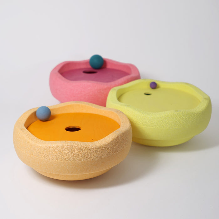 Grimm's Ball and Disc Set for Stapelstein - Warm Pastel from Australia