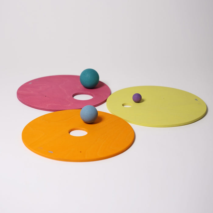 Grimm's Ball and Disc Set for Stapelstein - Warm Pastel from Australia
