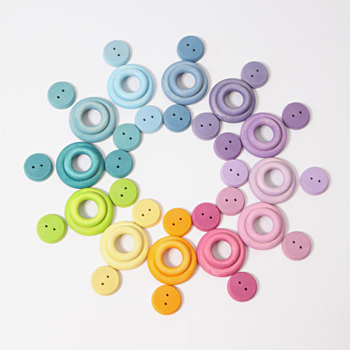 GR-10163 Grimm's Building Rings Pastel