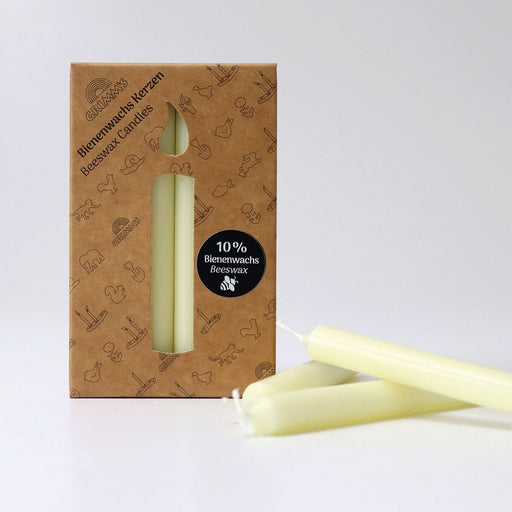 GR-05203 Grimm's Candles Creme 10% Beeswax Pack of 12 (2023)