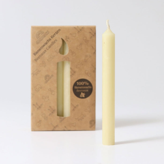 GR-05201 Grimm's Candles Creme 100% Beeswax Pack of 12 (2023)