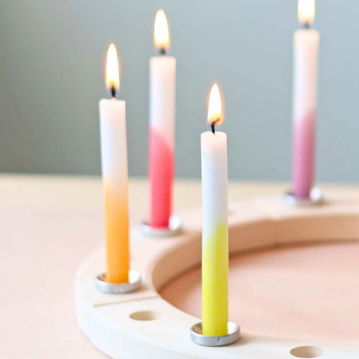 Grimm's Candles - Rainbow Dip-Dye,  Set of 12 - Online, Australia