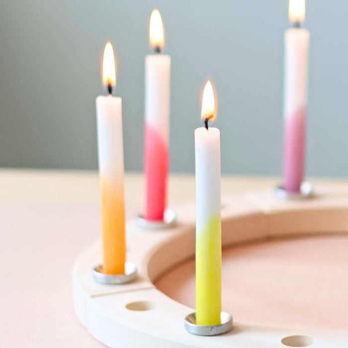 Grimm's Candles - Rainbow Dip-Dye,  Set of 12 - Online, Australia