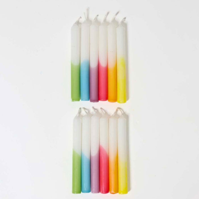 Grimm's Candles - Rainbow Dip-Dye,  Set of 12 - Online, Australia