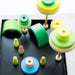 GR-15030 Grimm's Conical Stacking Tower Large Neon Green