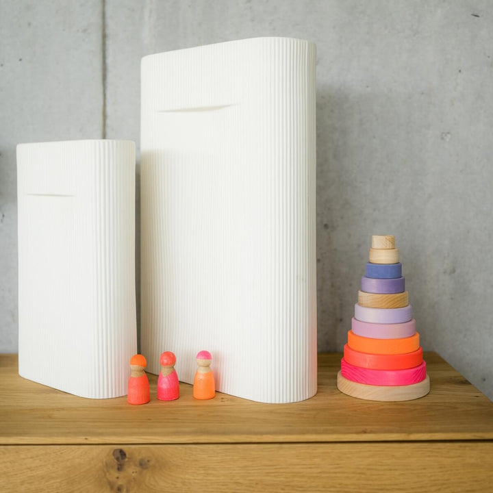 Stacking Tower Conical Large - Neon Pink (2023)