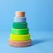 GR-15010 Grimm's Conical Stacking Tower Small Green