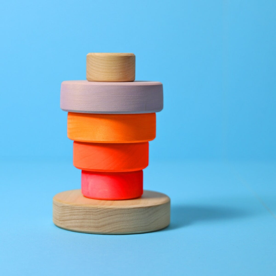 GR-15000 Grimm's Conical Stacking Tower Small Pink