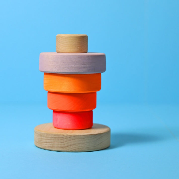GR-15000 Grimm's Conical Stacking Tower Small Pink