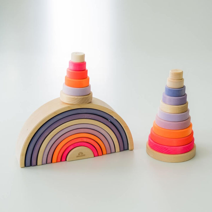 GR-15000 Grimm's Conical Stacking Tower Small Pink