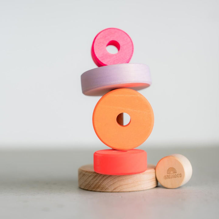 GR-15000 Grimm's Conical Stacking Tower Small Pink