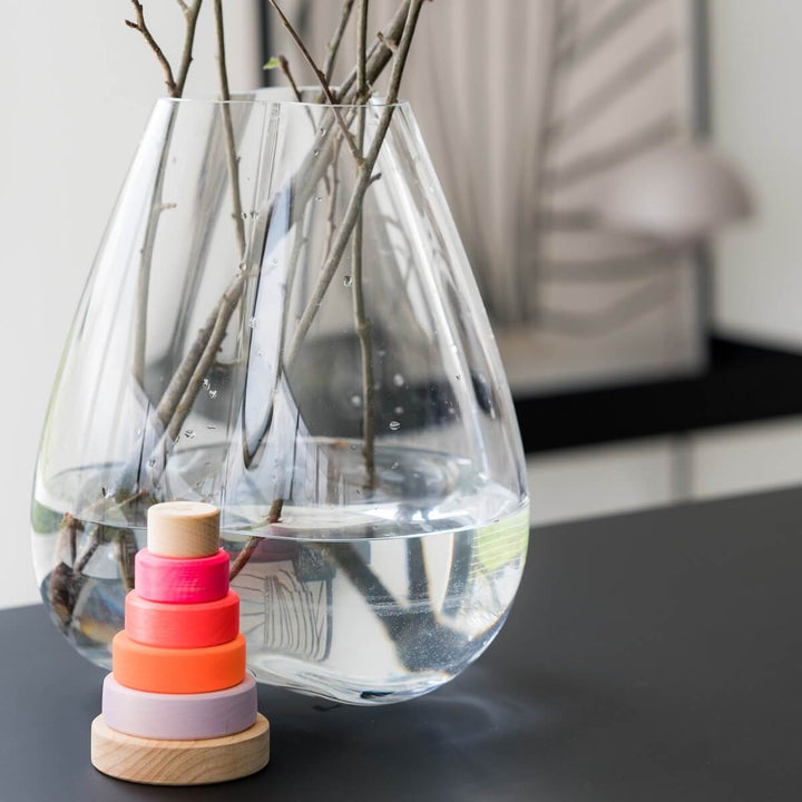 GR-15000 Grimm's Conical Stacking Tower Small Pink