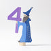 GR-04940 Grimm’s Fairytale Number 4 Wizard Candle Holder Decoration