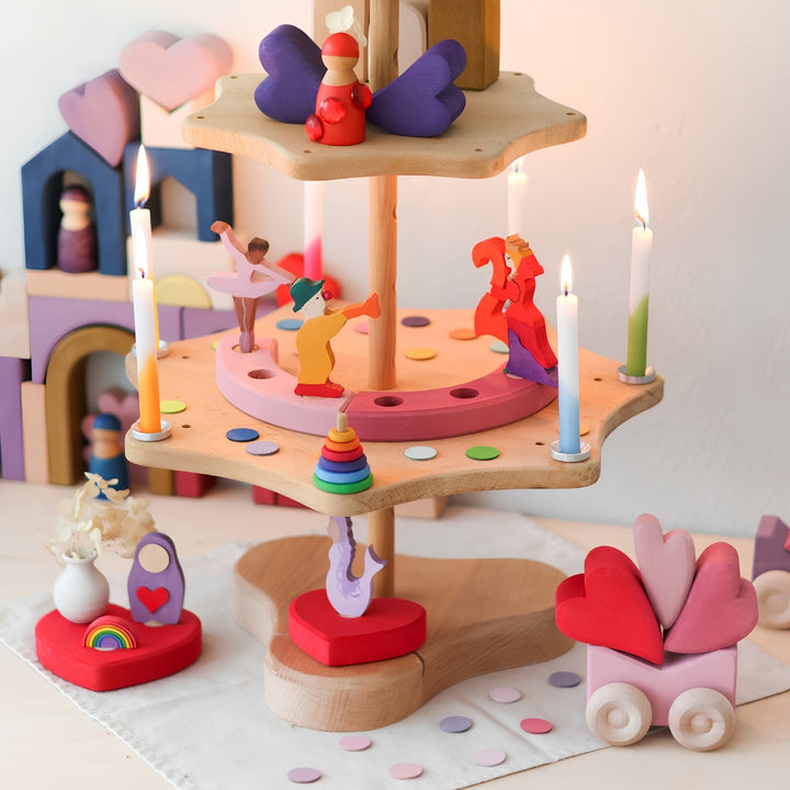 GR-03960 Grimm's Conical Tower Candle Holder Decoration