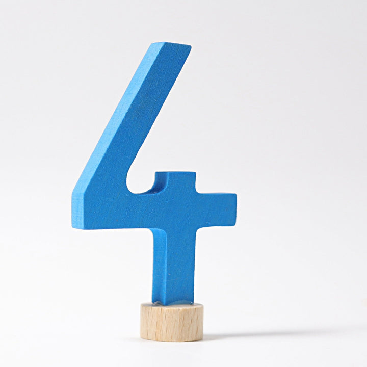 GR-04604 Grimm's Number 4 Candle Holder Decoration