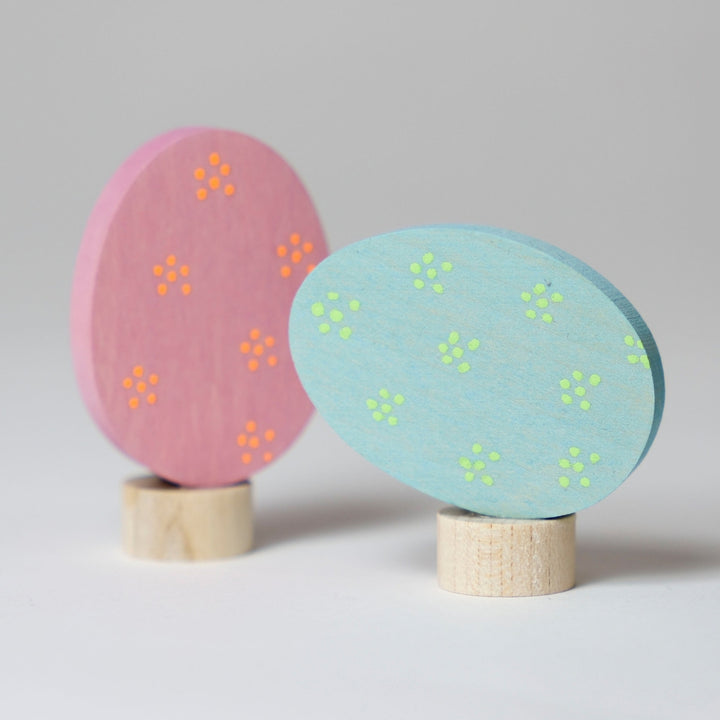 Grimm's Easter Eggs Floral Set Candle Holder Decoration from Australia