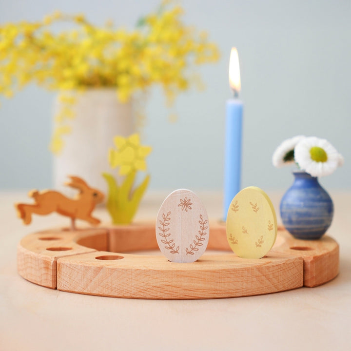 Grimm's Easter Eggs Ornamental Set Candle Holder Decoration from Australia