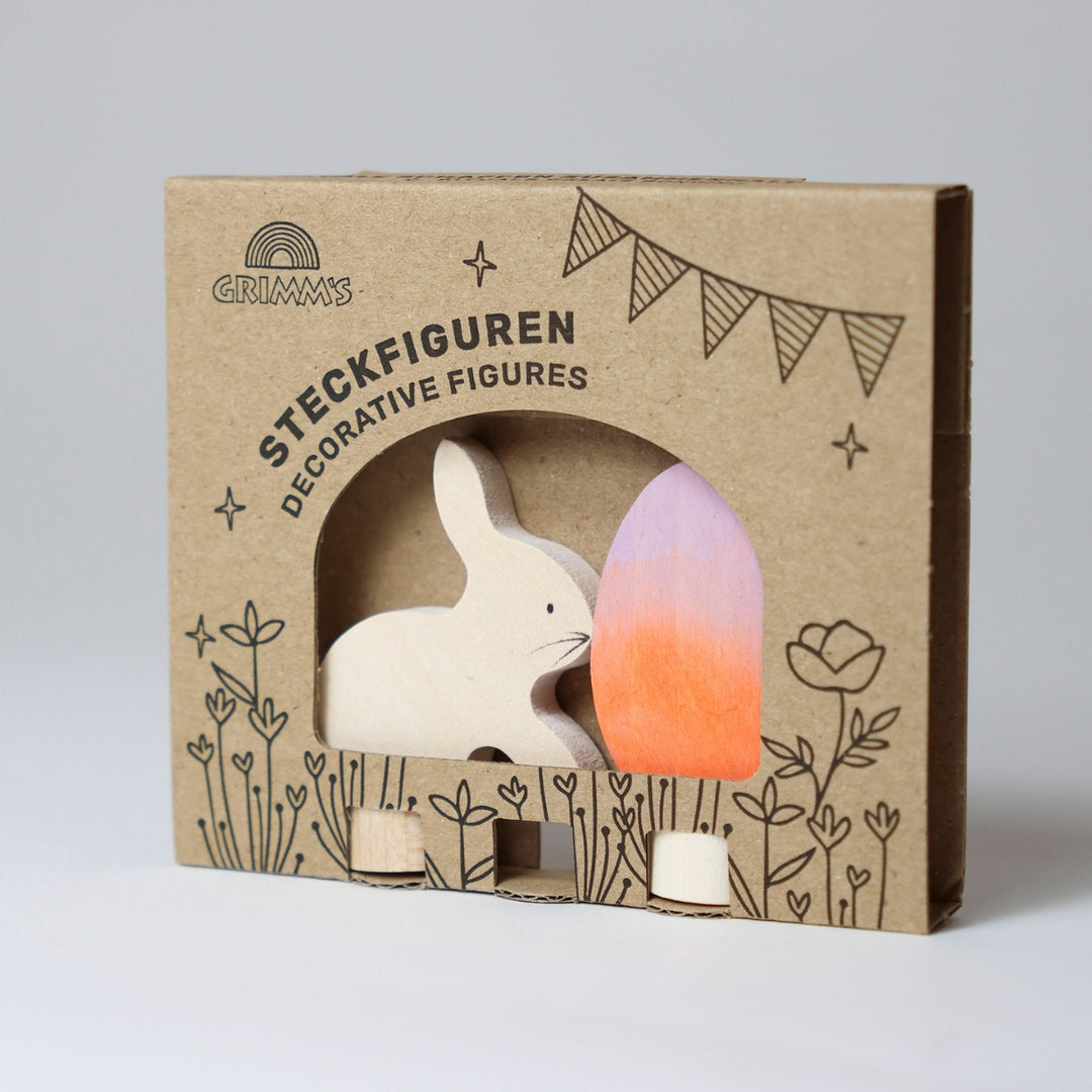 Grimm's Easter Set Orange Candle Holder Decoration from Australia