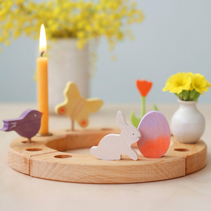 Grimm's Easter Set Orange Candle Holder Decoration from Australia