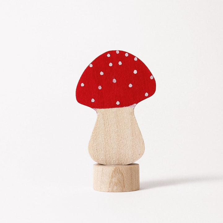 GR-03305 Grimm's Fly Agaric Mushroom Candle Holder Decoration