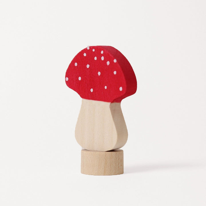 GR-03305 Grimm's Fly Agaric Mushroom Candle Holder Decoration