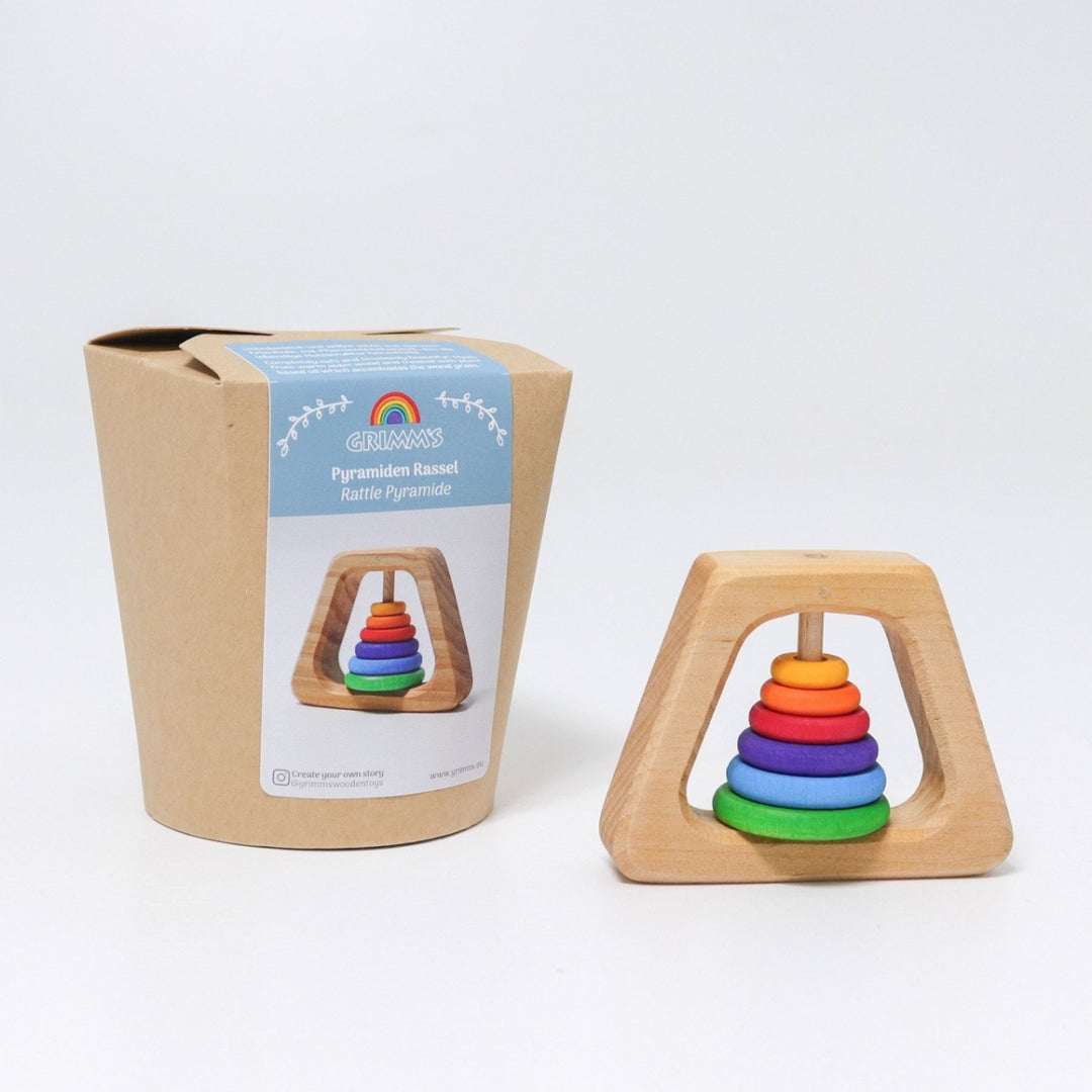 08150 Grimms Grasping Toy Pyramide