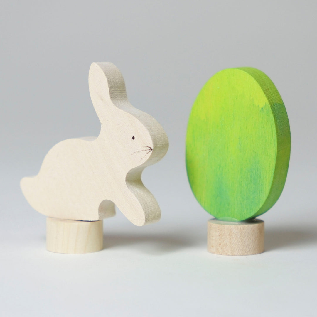 Grimm's Green Easter Set Candle Holder Decoration from Australia