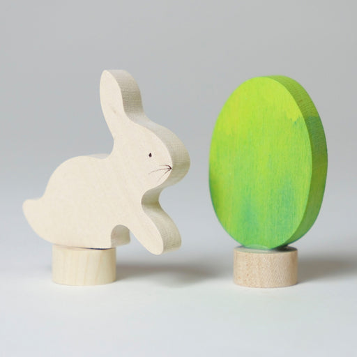 Grimm's Green Easter Set Candle Holder Decoration from Australia