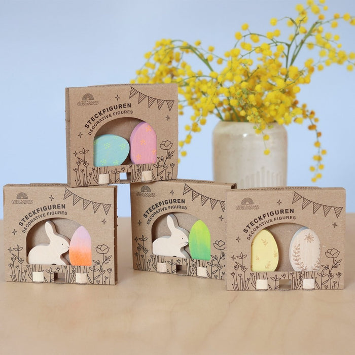 Grimm's Green Easter Set Candle Holder Decoration from Australia