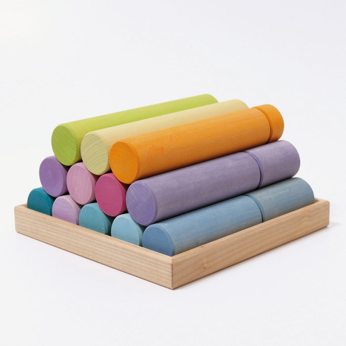 GR-10172 Grimm's Large Building Rollers Pastel