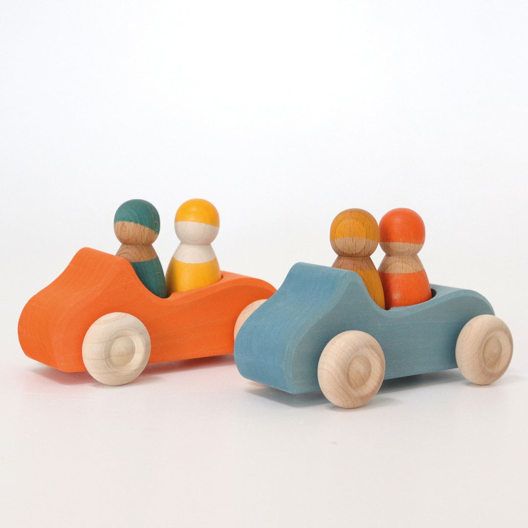 GR-09307 Grimm's Large Convertible Blue Car New Item 2019