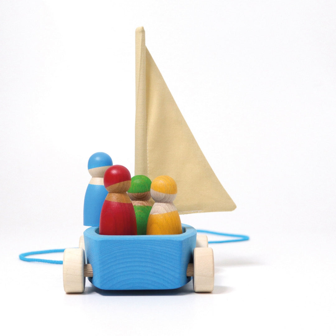 GR-09315 Grimm's Large Land Yacht with 4 Sailors