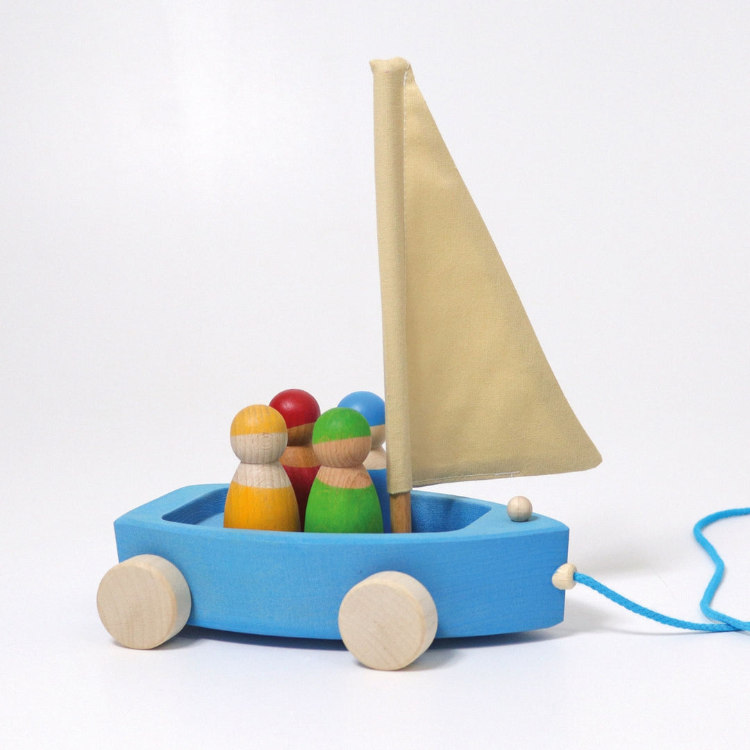 GR-09315 Grimm's Large Land Yacht with 4 Sailors